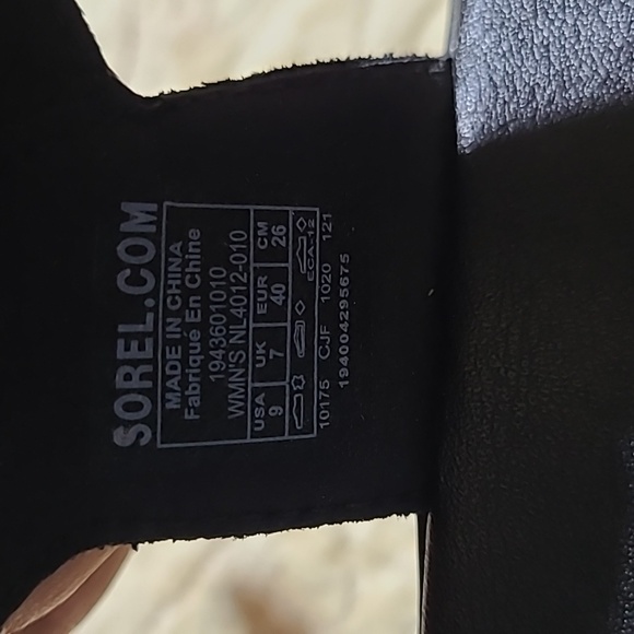 SOREL Cameron Flatform Wedge Sandals Size 9 - Picture 7 of 8